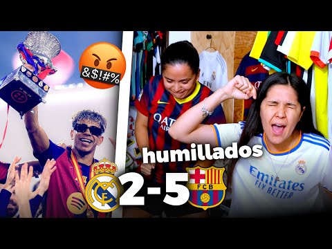 Reacción: REAL MADRID 2-5 BARCELONA *Humillados OTRA VEZ 😡 | Dúo Dinámico