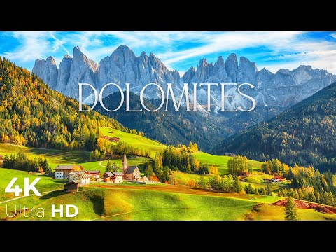 DOLOMITES - Italy Relaxation Film 4K - Peaceful Relaxing Music - Nature 4k Video UltraHD