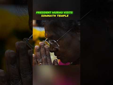 President Murmu Visits Somnath Temple #shorts
