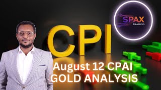 AUGUST 12 CPI GOLD ANALYSis -  XAUUSD,ForexSignals , DayTrading , ScalpingStrategy ,ForexLifestyle