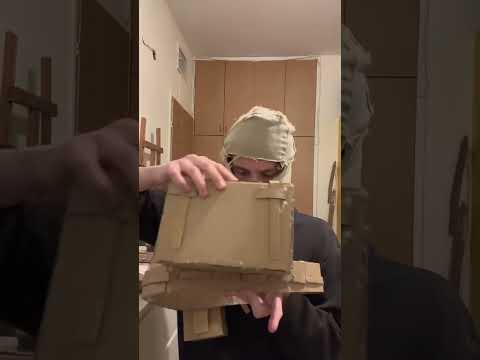 Cardboard belt #cardboardgun #fakegun #cardboardcraft #military #airsoft #nerf #makeshift #cardboard