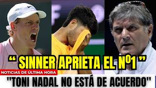 🔥 TONI NADAL RESPONDE A ALCARAZ Y SINNER RECORTA AL Nº1 TRAS INDIAN WELLS 😱🎾