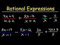Understanding Adding and Subtracting Rational Expressions