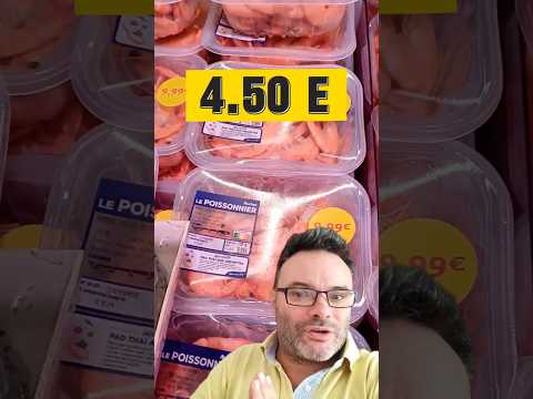 Precios en un supermercado de Paris