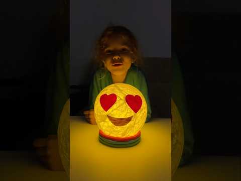 Kalp Gözlü Emoji şeklinde gece lambası yapalım! #shorts #kendinyap #gülenyüz #emoji