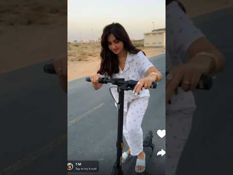 اميره حاولت تتعلم ركوب الاسكوتر ولكن مانفع🛴🤣🤣🔥🔥#سنابات #snapchat #عائلة_ميرو #اكسبلور #explore