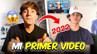 REACCIONANDO A MI PRIMER VIDEO | Mariogmmt
