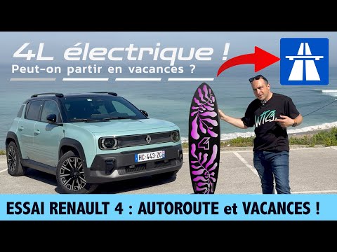 Essai Renault 4 : quelle autonomie sur autoroute ? On a testé !