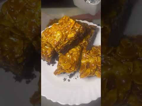 #brownie/recipes/ Ultimate Caramel Crunch Cornflake Brownie Recipe