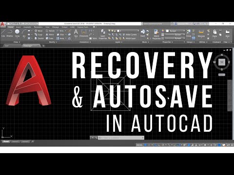 recover autocad file unsaved