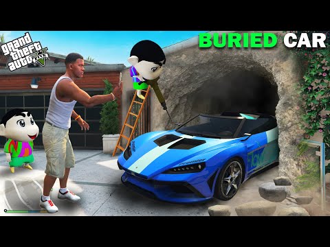 Shinchan And Franklin Found A Buried Luxury Car In GTA 5!