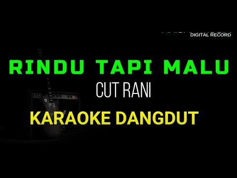 RINDU TAPI MALU KARAOKE DANGDUT ORIGINAL KOPLO NADA COWOK