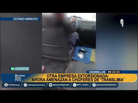 Filtran video de extorsionador amenazando a choferes de ‘Translima’: “¿cuál se va a morir?”