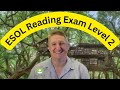 ESOL Level 2 Reading Exam Tips