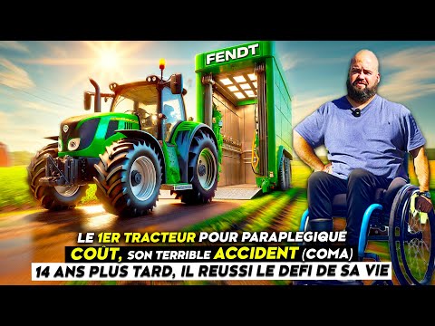 LE 1ER TRACTEUR POUR PARAPLEGIQUE ! 🇫🇷 (avec ascenseur)