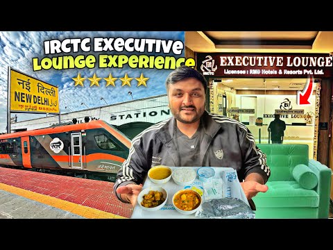 ₹2 IRCTC Executive Lounge Experience with Free Irctc Thali || Manali to Delhi journey