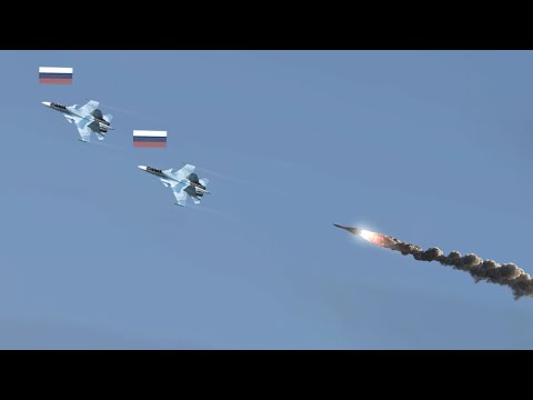 Russia Shocked! Two Russia's Su-35 best fighter jet shot down by Ukrainian Patriot Missile