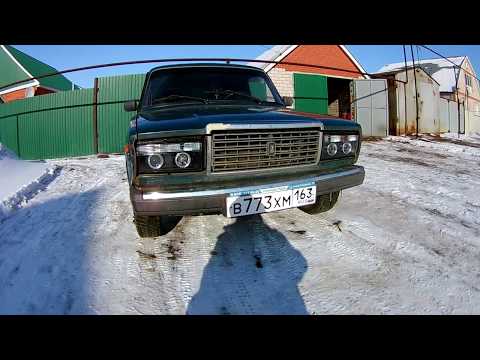 Ставим тюнинг фары на ваз 2107! + тест света