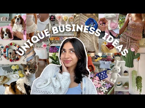 10 unique crochet business ideas that aren't *boring* (fun ideas to help you start!)
