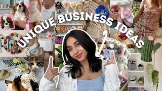 10 unique crochet business ideas that aren't *boring* (fun ideas to help you start!)