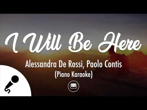 I Will Be Here – Alessandra De Rossi & Paolo Contis (Piano Karaoke)