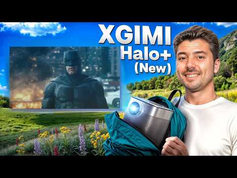 Test XGIMI HALO+ (NEW) : Meilleur VidéoProjecteur Portable à Batterie ?