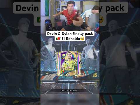 Devin & Dylan finally pack 🇵🇹111 Ronaldo🥹