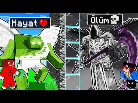 YAŞAM vs ÖLÜM MOB SAVAŞI !!  - Minecraft