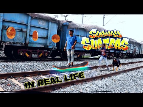 SUBWAY SURFERS in real life bY AAK videos|DAVY productions.