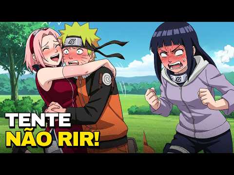 6 MOMENTOS MAIS ENGRAÇADOS ENTRE NARUTO E SAKURA | TENTE NÃO RIR