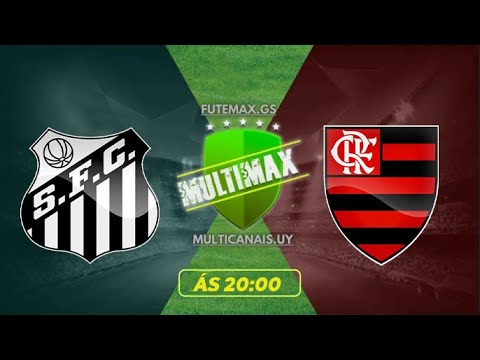 SANTOS X FLAMENGO AO VIVO COM IMAGENS - JOGO DE HOJE - ASSISTA AGORA