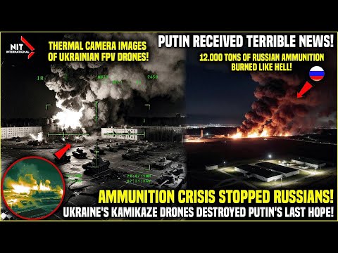 FINALLY: Kiev Now Safe! Ukraine's Hundreds of Kamikaze UAVs Blew Up Russia's Largest Missile Depot!