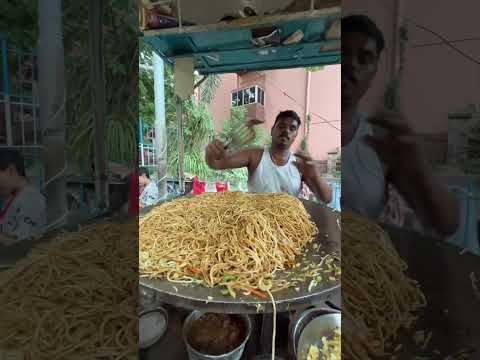 Unique Preparation of Egg Noodles #streetfood #shorts