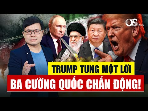 TÂM LÝ CHIẾN ĐỈNH CAO – TRUMP KHÔNG CẦN SÚNG VẪN KHIẾN NGA, IRAN, TRUNG QUỐC KHIẾP ĐẢM!