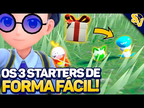 Como ter OS 3 STARTERS FÁCIL, SEM TROCAR E COM HIDDEN ABILITY no Pokémon Scarlet & Violet