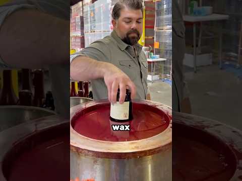 Wax dipping wine bottles 