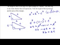 Right Triangle Concepts and Calculations
