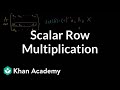 Matrix Operations and Determinants