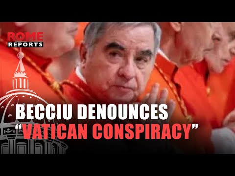 YouTube video thumbnail: Cardinal Becciu Denounces a “Conspiracy to Condemn him” Before the Prosecutor's Office in Rome