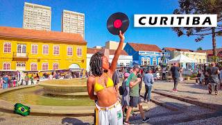 🇧🇷 CURITIBA — walking on FEIRA DA ORDEM & PARQUE BARIGUI — Paraná,  Brazil 【 4K UHD 】