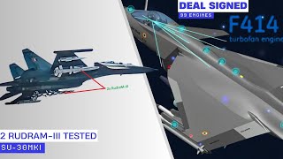 RudraM-III Tested | 99 F414 deal signed | Thrust Up for CATS-W