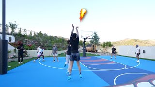 I TEAMED UP W/ CashNasty For This BALLISTIC 5v5 Against ACTUAL COMP HOOPERS!!