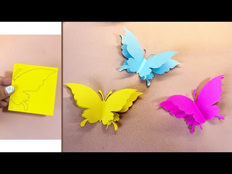 Colorful butterfly 🦋 | DIY paper butterfly | Paper craft