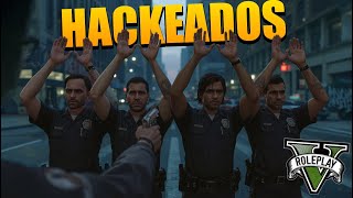 Activé Los Hacks Para Hackear A Toda La Policía En GTA 5 Roleplay