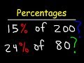 Calculating Percentages and Mental Math
