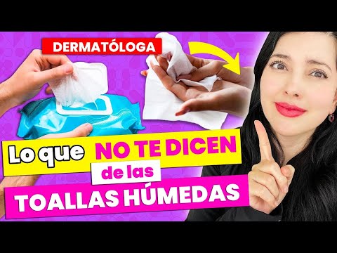 TOALLITAS HÚMEDAS ¿amigas o ENEMIGAS de tu piel? 🤔😱 DERMATÓLOGA TE CUENTA