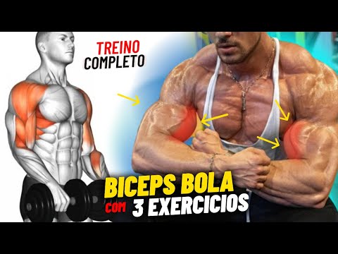 3 Exercício Para Construir Braços Gigantes Rápido - Treino de Bíceps Completo