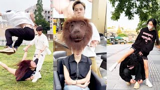 Strange Activities of Young People only in China ❤️ Street Moments P#215