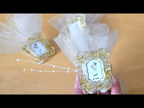 توزيعات ريزن / تشجعي وابدئي مشروعك البسيط بصنع توزيعات لكل المناسبات  #الريزن resin gift ideas