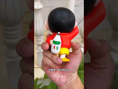 Shinchan ne milk nahi diya 😂 ~ mini wood toy - woodworking art skill / wood / hand crafts/ #shorts